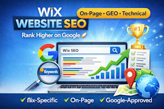 do wix website onpage SEO, GEO and technical optimization
