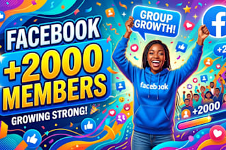 upgrade 2000 facebook members