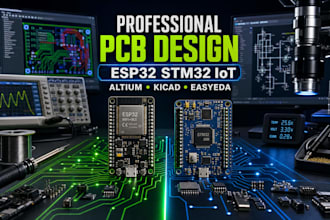design and review professional pcb schematics for electronics projects