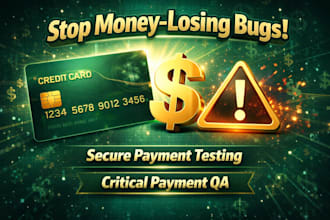 test your fintech or payment app to prevent money loss bugs