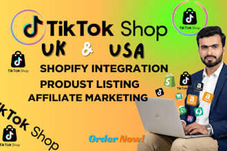 manage tik tok shop dropshipping, setup tiktok shop and tiktok product listings
