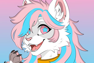 draw high quality furry art and custom fursona