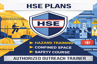 create hse plans hazard training videos and confined space safety course