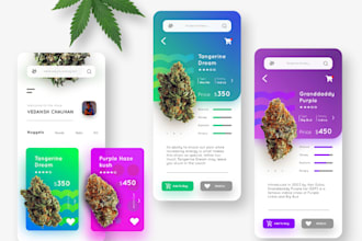 build ai cbd delivery app, marijuana, cannabis app hemp website and app