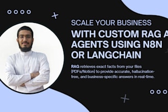 build n8n rag ai agents langchain custom rag chatbot