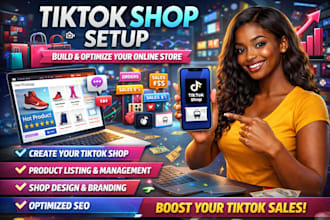 set up tiktok shop, facebook, instagram shop, tiktok dropshipping, product SEO