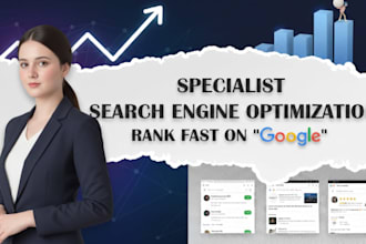 do on page SEO and fix technical issues like site speed, indexing, 404 errors