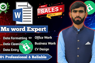 create, edit, format, design and fix microsoft word file