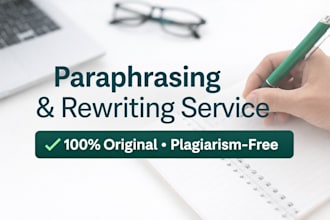 rephrase and content writing