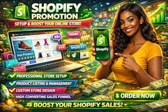 promote and market your shopify store to boost traffic and sales