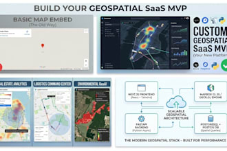 build a custom geospatial saas mvp using mapbox and postgis