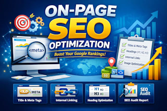 on page SEO optimization for your website