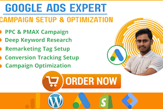 launch and optimize conversion focused google ads ppc campaigns for ecommerce