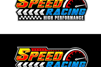 design auto motorcycle speed shop logo