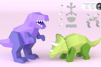 create an amazing papercraft model