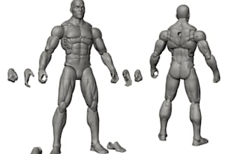digitally sculpt toys,action figure and collectible,3d miniature,dioramas,3d stl