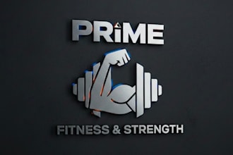design modern fitness, gym, or workout logo for your business