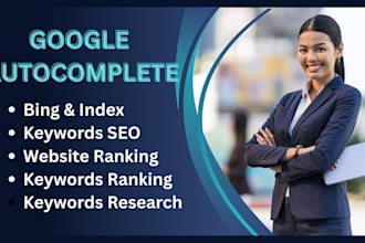 google autocomplete for keyword, go0gle autosuggestion for website ranking, bing