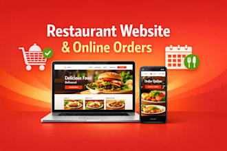 create a restaurant website and system with online ordering ,reservations