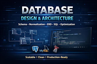 design, normalize, optimize and document your database schema professiona