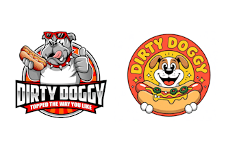 design luxury hotdog logo