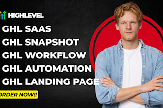 go highlevel snapshot go highlevel saas gohighlevel landing page workflow expert