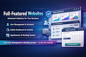 design build custom portfolio, business websites