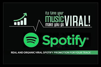 do spotify music promotion to targeted, organic, and real audience