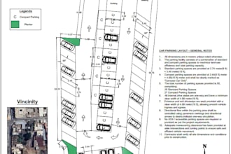 create precise parking lot layouts to maximize parking