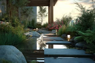 create an render your landscape design