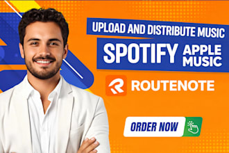 upload and distribute your music on routenote and claim artist profile