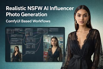 train lora for realistic ai influencer comfy ui workflow nodes nsfw run pod sdxl