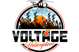 do high quality vintage esport helicopter logo with t shirt design
