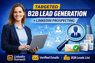 generate targeted b2b leads and linkedin prospecting with email list