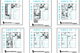 draw hospital floor plan, commercial plan, real estate plan and drafter