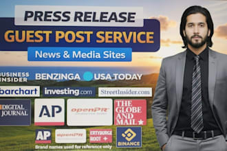 publish high authority news guest post and press release on trusted sites