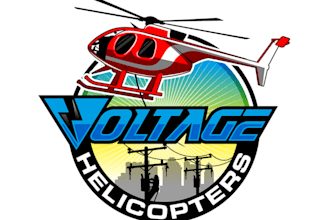 do high quality helicopter mascot logo with t shirt design