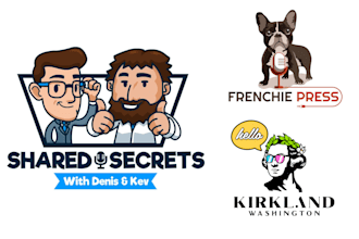 design logo for podcast show, radio host, youtube, shop, website