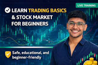 teach stock market and options trading basics live for beginners