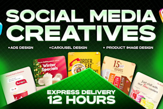 do facebook ad image, ads design, ad creative, instagram post for any business
