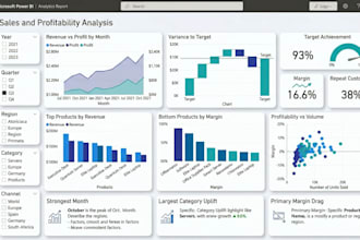 create a power bi dashboard with dax and data modeling