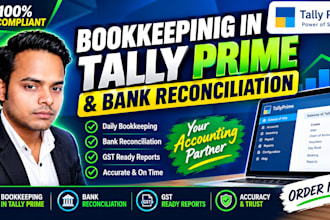 do accurate tally bookkeeping and bank reconciliation