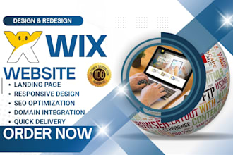 design and redesign wix website wix SEO ecommerce website setup