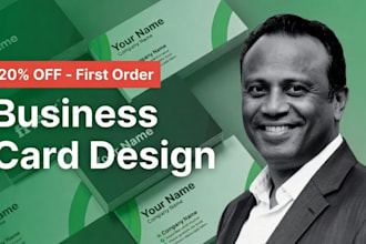 modern visiting card design for your brand