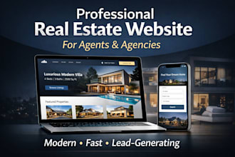 design a high converting real estate website for agents and agencies