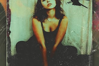 design vintage grunge art, for album or single cover art