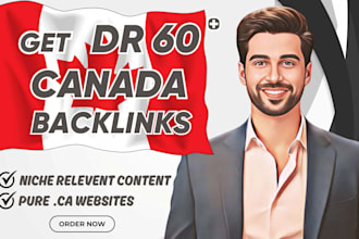 create high da canadian SEO backlinks for google canada ranking