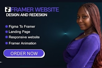 design framer website develop framer landing page  framer website framer shopify