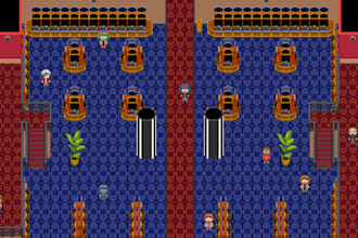 create custom pixel art tileset environments game background and pixel props