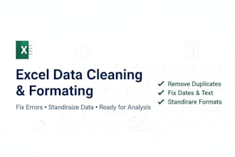 clean, format, and prepare your excel data for analysis